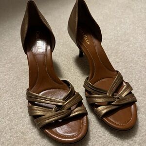 Cole Haan Women's Tan Strappy Heels